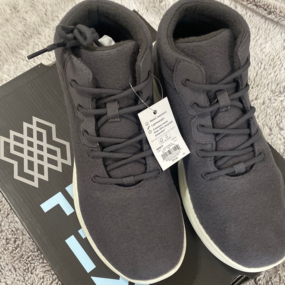 FLX Men's Wool Sneaker- Grey